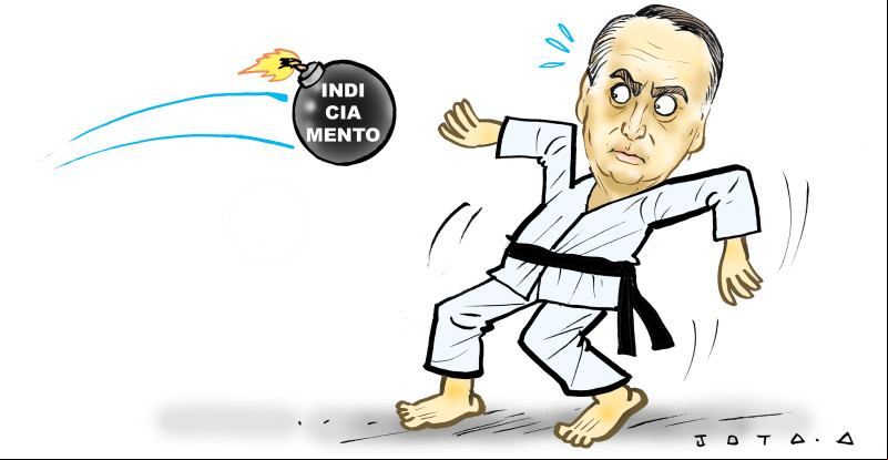 Charge do Jota A publicada em 22/11/2024 no Jornal O Dia