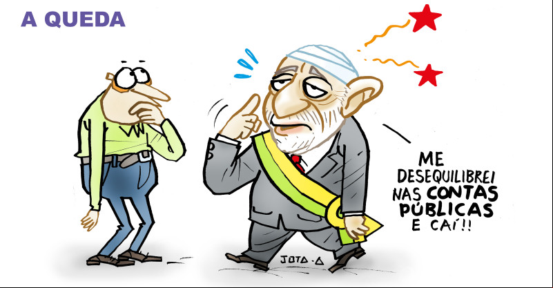 Charge do Jota A publicada em 22/10/2024 no Jornal O Dia