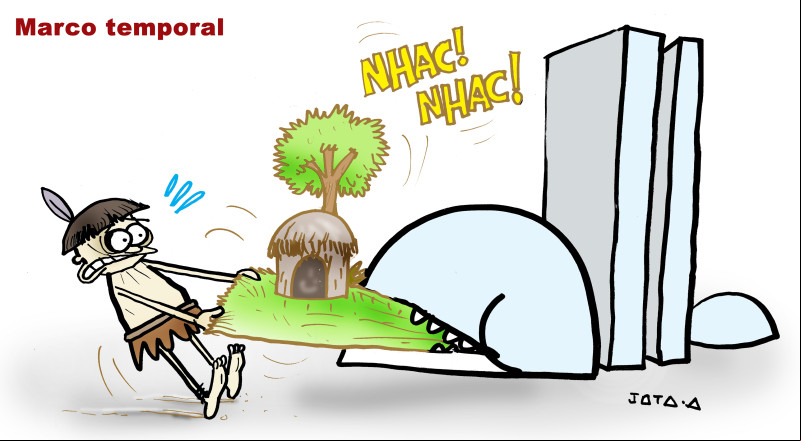 Charge do Jota A publicada em 23/04/2024 no Jornal O Dia