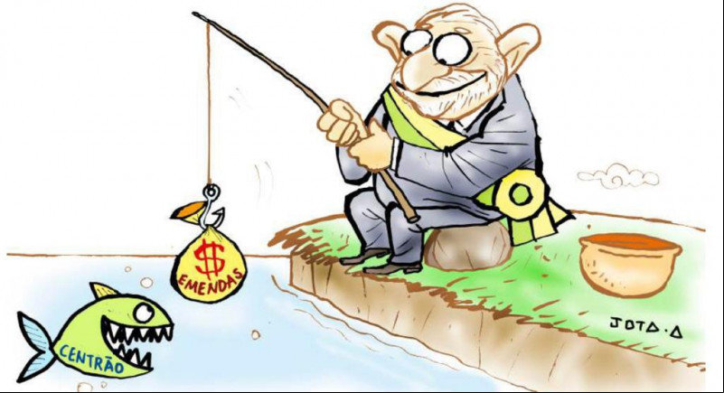 Charge do Jota A publicada em 23/06/2023 no Jornal O Dia
