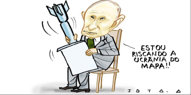Charge do Jota A publicada em 23/11/2024 no Jornal O Dia