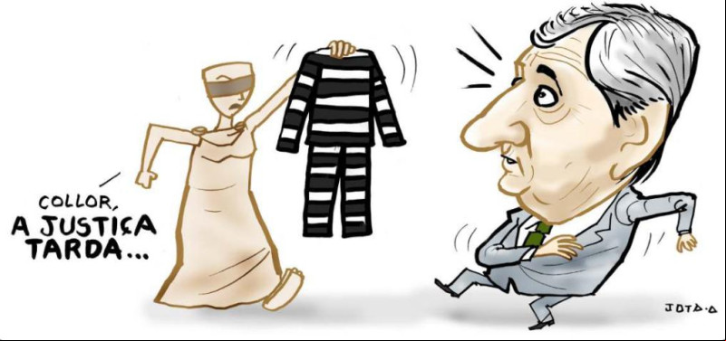 Charge do Jota A publicada em 26/04/2025 no Jornal O Dia