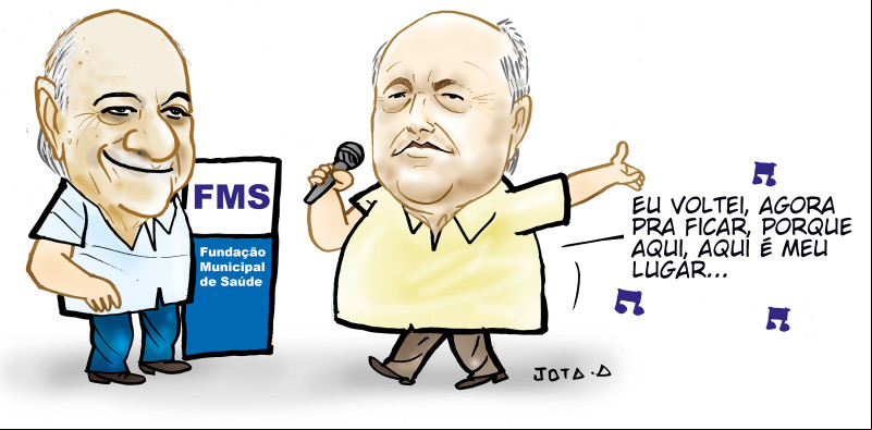 Charge do Jota A publicada em 26/02/2025 no Jornal O Dia