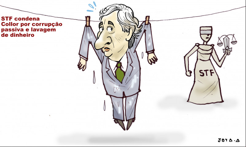 Charge do Jota A publicada em 26/05/2023 no Jornal O Dia
