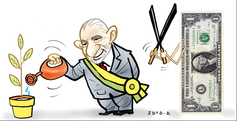 Charge do Jota A publicada em 27/12/2024 no Jornal O Dia