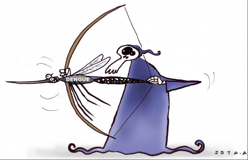 Charge do Jota A publicada em 27/07/2023 no Jornal O Dia
