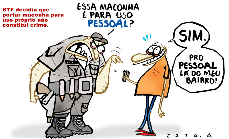 Charge do Jota A publicada em 27/06/2024 no Jornal O Dia