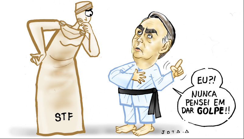 Charge do Jota A publicada em 28/03/2025 no Jornal O Dia