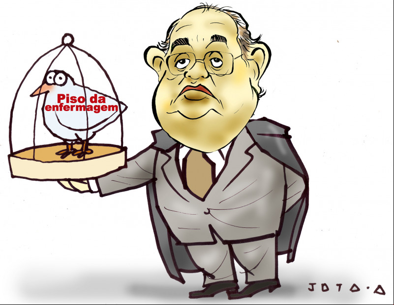 Charge do Jota A publicada em 29/05/2023 no Jornal O Dia