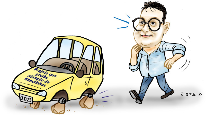 Charge do Jota A publicada em 30/04/2025 no Jornal O Dia