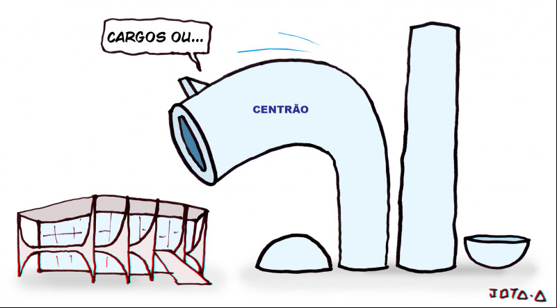 Charge do Jota A publicada em 30/10/2023 no Jornal O Dia