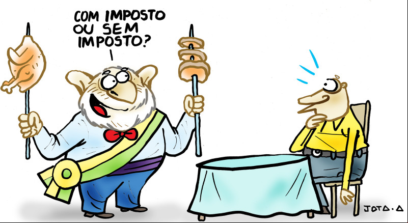 Charge do Jota A publicada em 04/07/2024 no Jornal O Dia