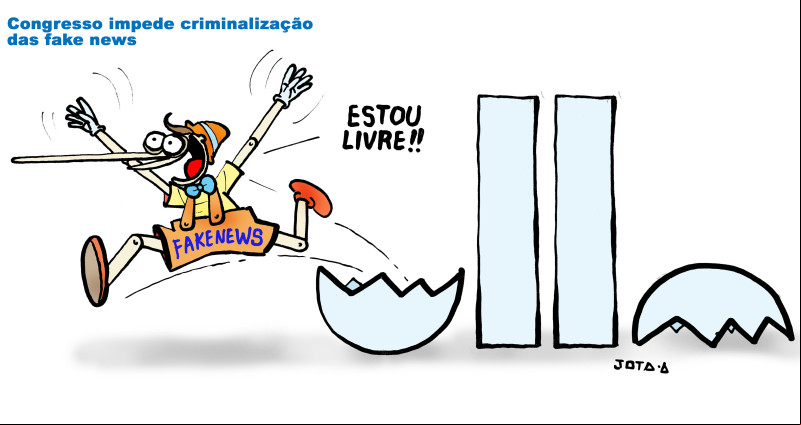 Charge do Jota A publicada em 04/06/2024 no Jornal O Dia