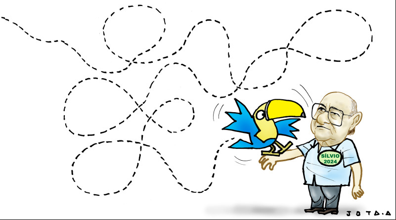 Charge do Jota A publicada em 06/07/2024 no Jornal O Dia