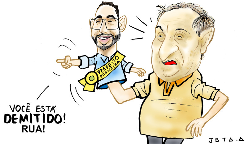 Charge do Jota A publicada em 07/04/2025 no Jornal O Dia