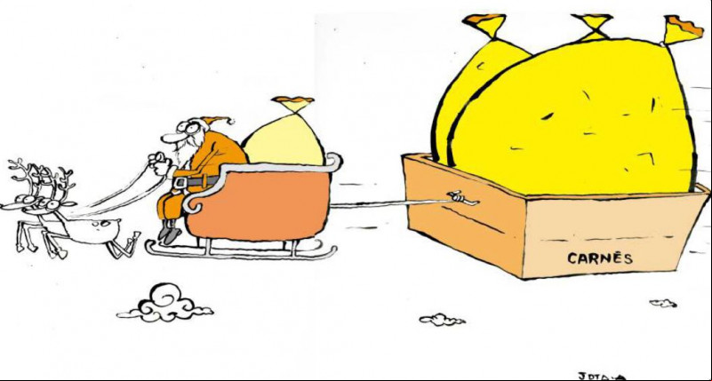 Charge do Jota A publicada em 07/12/2023 no Jornal O Dia