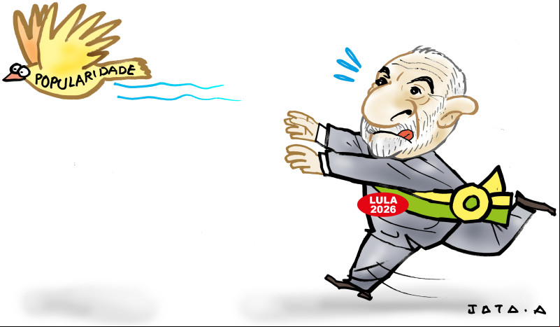 Charge do Jota A publicada em 07/05/2025 no Jornal O Dia