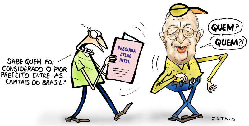 Charge do Jota A publicada em 08/01/2025 no Jornal O Dia
