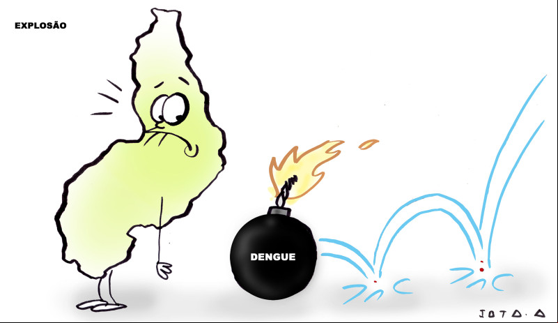 Charge do Jota A publicada em 08/06/2024 no Jornal O Dia