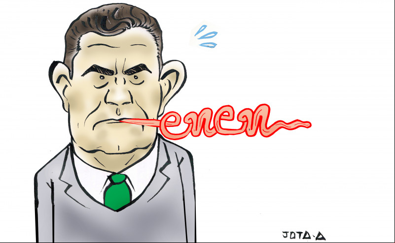 Charge do Jota A publicada em 08/11/2023 no Jornal O Dia