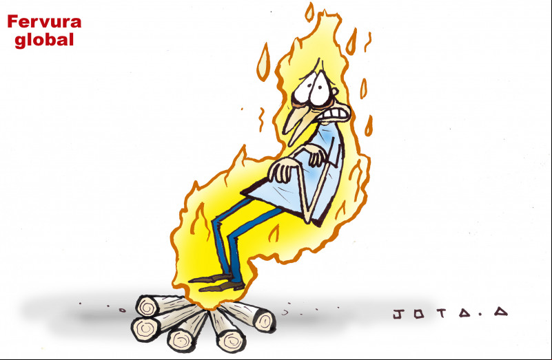 Charge do Jota A publicada em 09/08/2023 no Jornal O Dia
