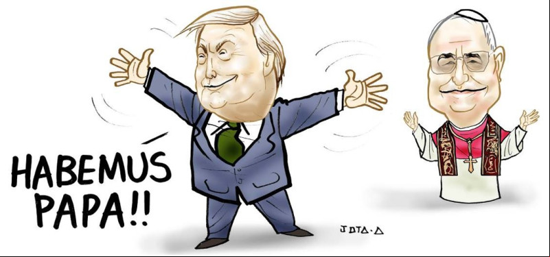 Charge do Jota A publicada em 09/05/2025 no Jornal O Dia