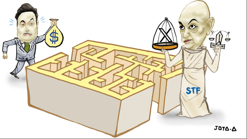 Charge do Jota A publicada em 09/10/2024 no Jornal O Dia