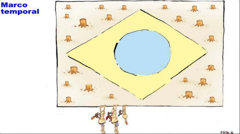 Charge do Jota A publicada em 09/09/2023 no Jornal O Dia