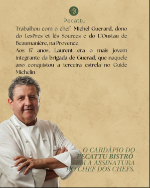 Renomado chef Laurent Suaudeau assina cardápio de restaurante em Teresina, que está selecionando profissionais para trabalhar com o chef